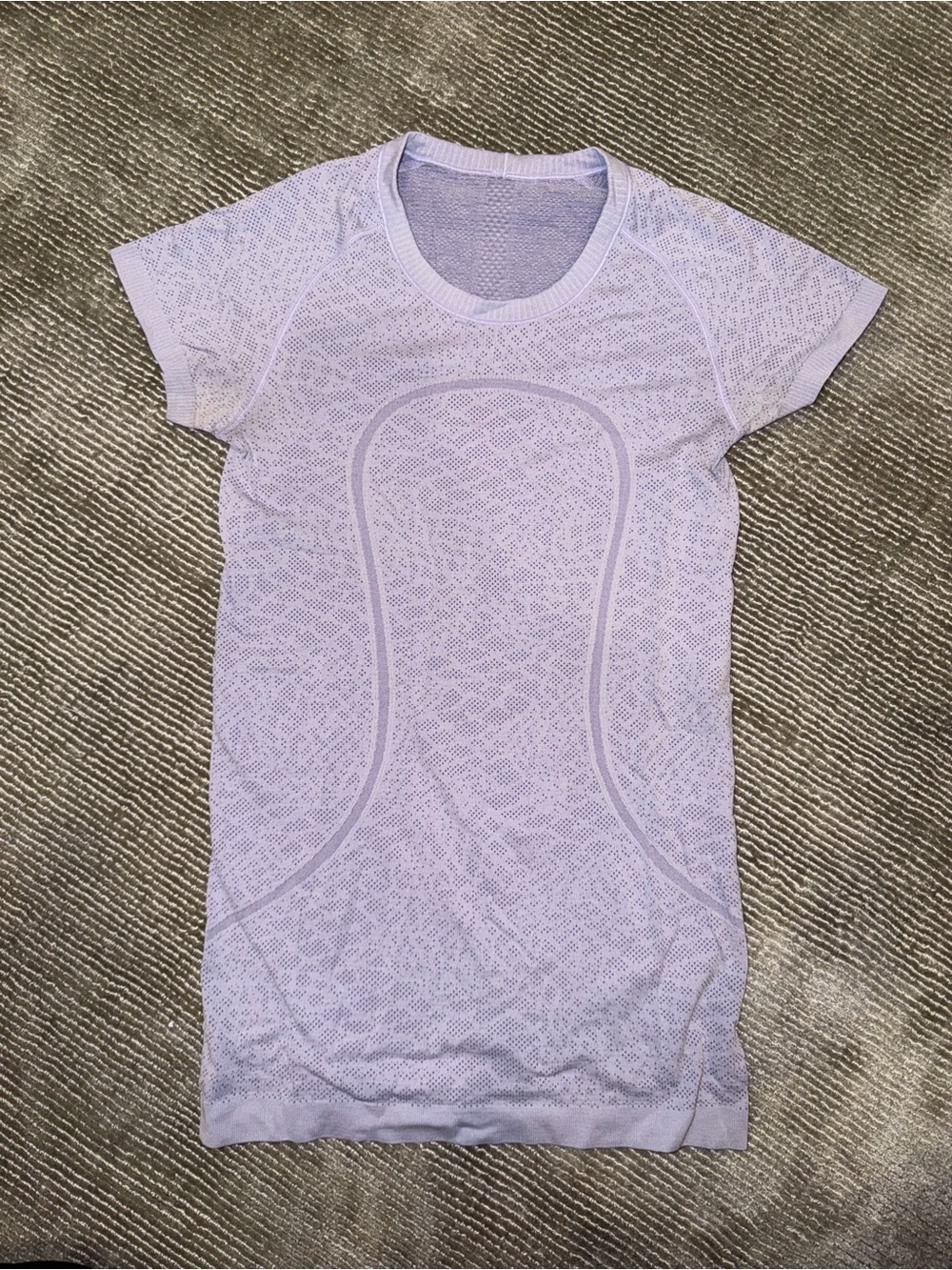 Lululemon Lavender Short-Sleeve Top